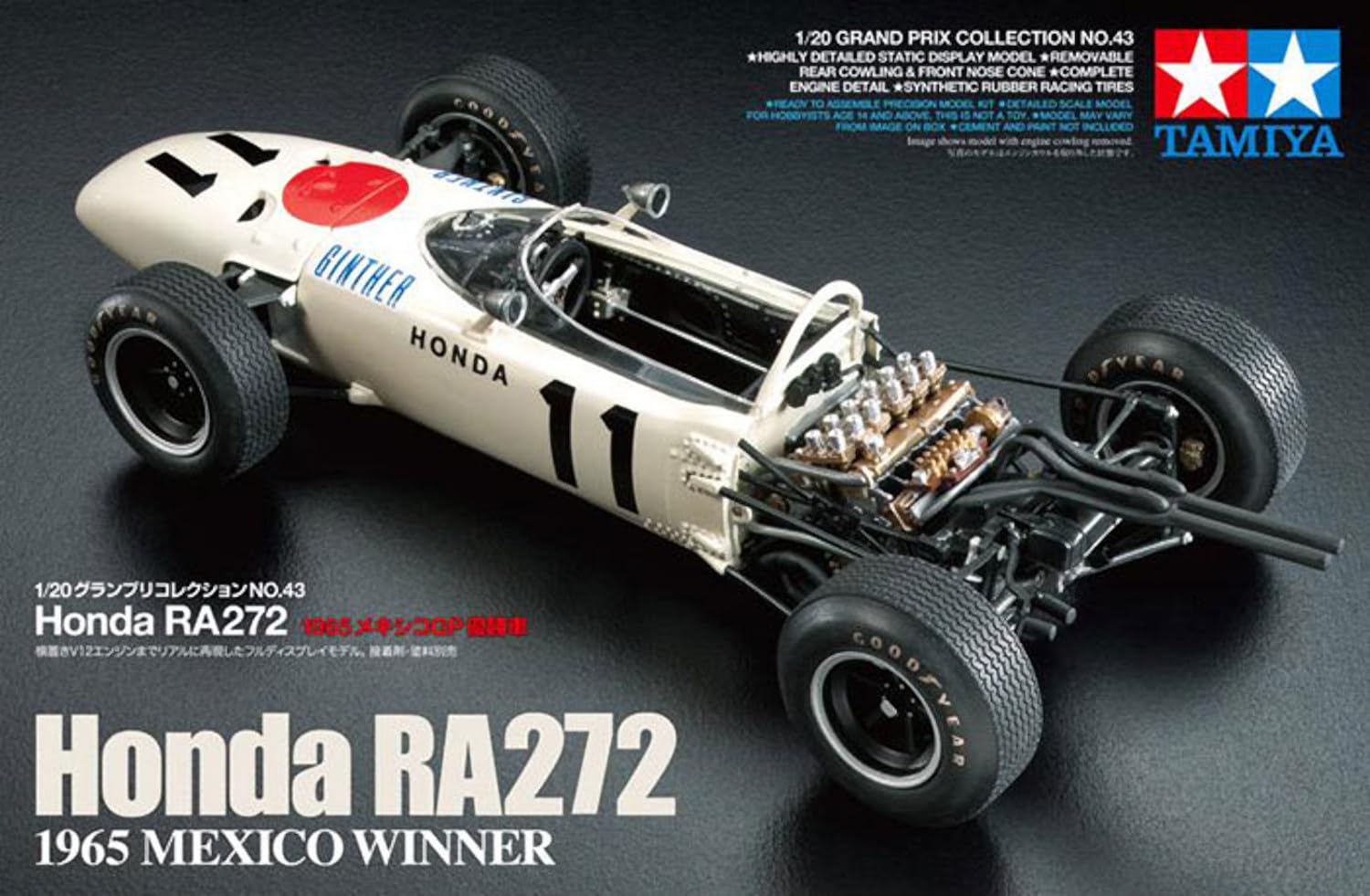 Amazon.com: Tamiya 1/20 Grand Prix Collection No.43 Honda RA272