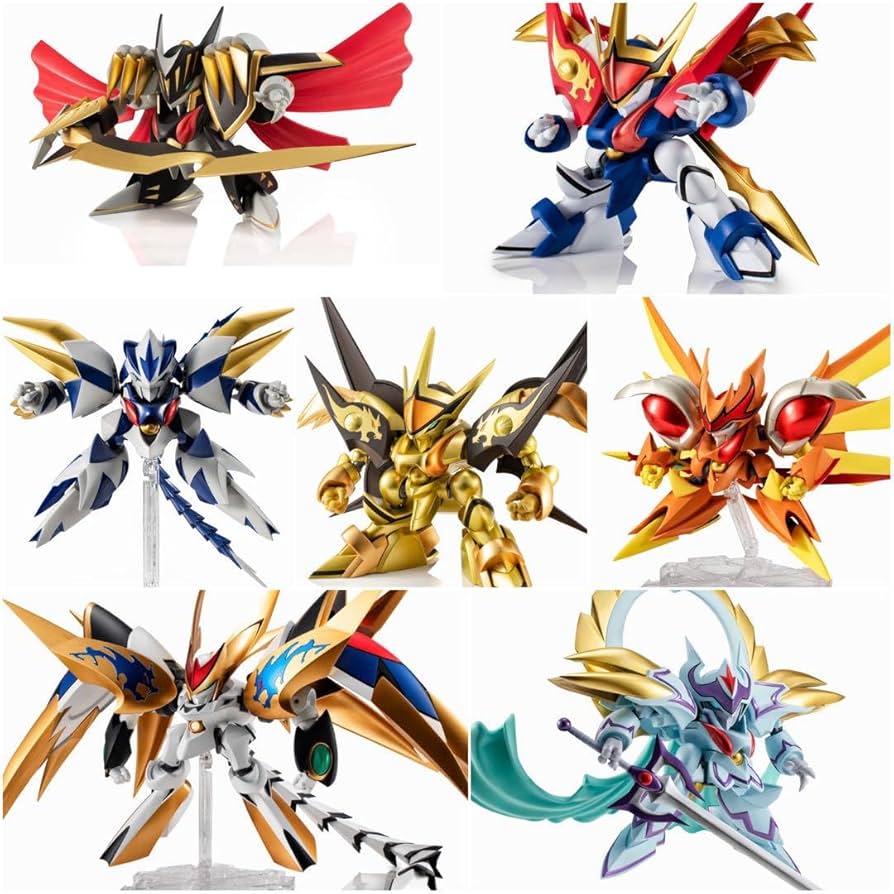 Amazon.co.jp: ネクスエッジスタイル 超魔神英雄伝ワタル 龍神丸 7体