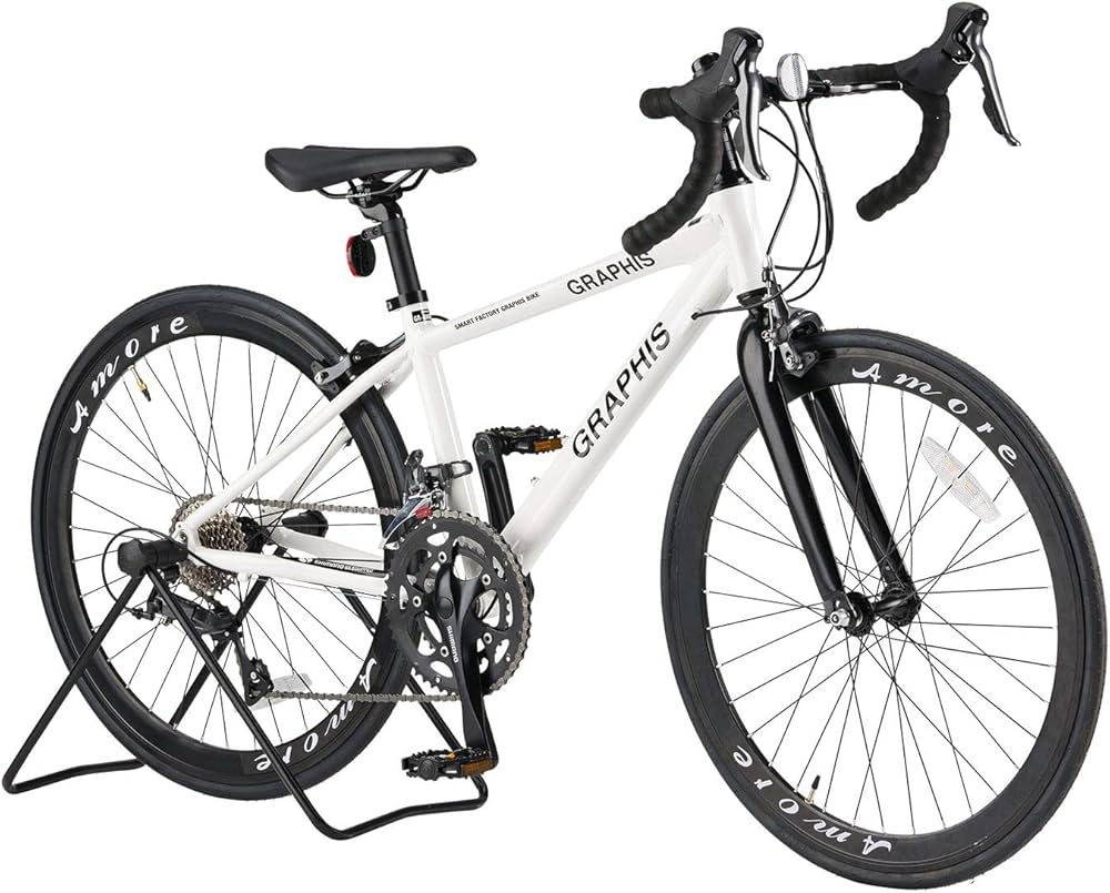 Amazon | GRAPHIS(グラフィス) 自転車 ジュニア ロードバイク 24インチ