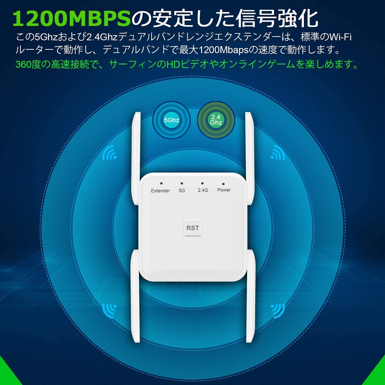 Amazon.co.jp: WiFi 中継機 最強 WiFi 無線LAN 中継機 11ac/n/a/g/b