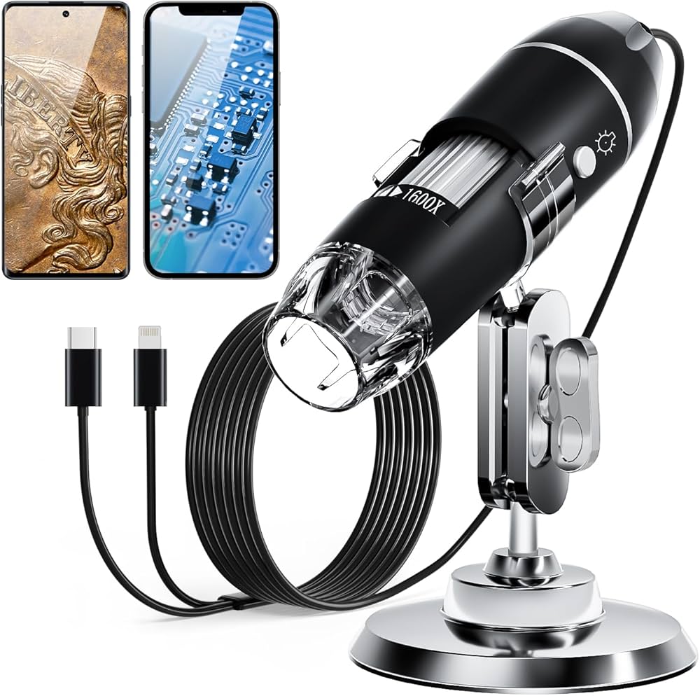 Amazon.co.jp: SKYBASIC USBデジタル顕微鏡カメラ、ハンドヘルドHD検査
