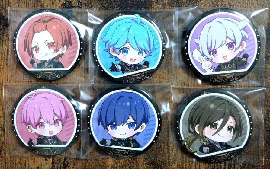 Amazon | いれいす 缶バッジ 4周年記念デフォセット | バッジ | おもちゃ