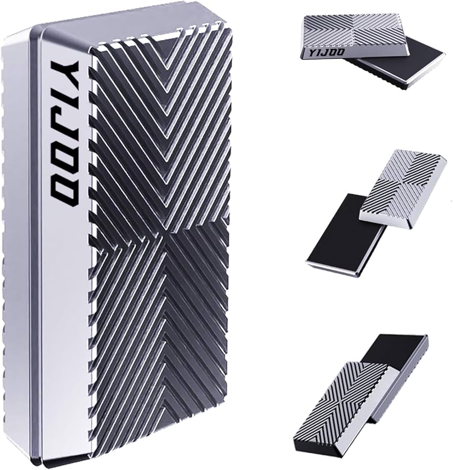 Amazon | 金属製 磁気 フィジェットスライダー EDC おもちゃ 大人用