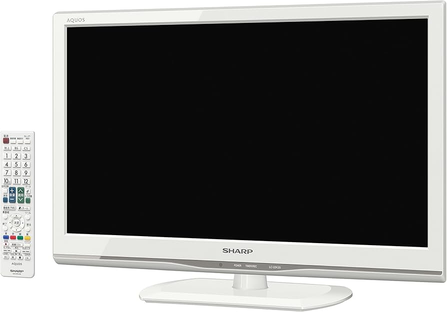 Amazon | シャープ 22V型 ハイビジョン 液晶テレビ ホワイト AQUOS LC