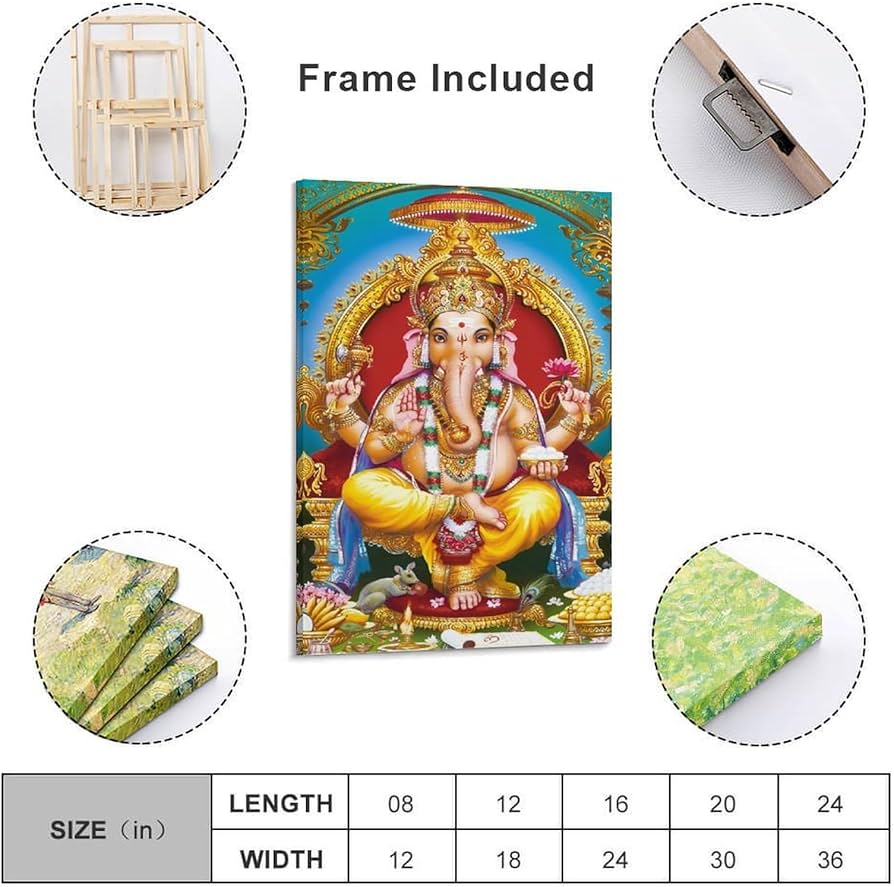 Amazon.co.jp: ヒンドゥー教 Ganesha 象頭の神 インドの神々ガネーシャ