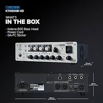 Amazon.com: BOSS Katana-500 Bass Head | Compact 500-Watt Bass