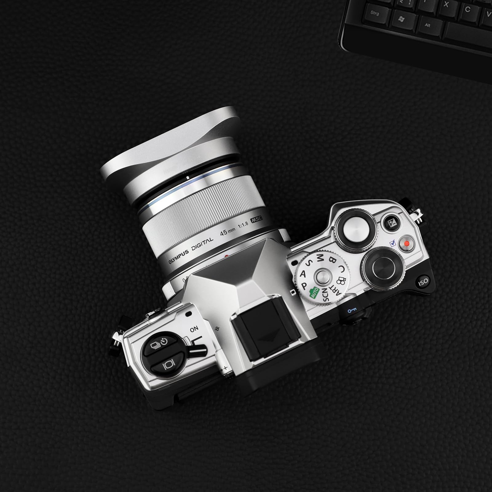 Amazon | Haoge LH-OM45-W メタルスクエアレンズフード Olympus M