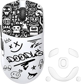 Lamzu Maya Doodle Gaming Mouse, Amazon Exclusive, 1 Set of Sole