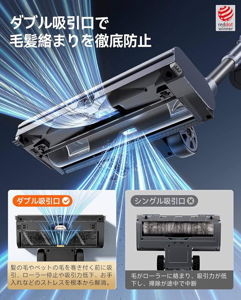 Amazon | 【2026年最新アップグレード版】uwant V500掃除機