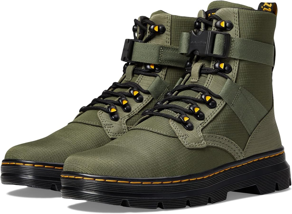Amazon | Dr. Martens Combs Tech II, カーキグリーン, 12 Women/11