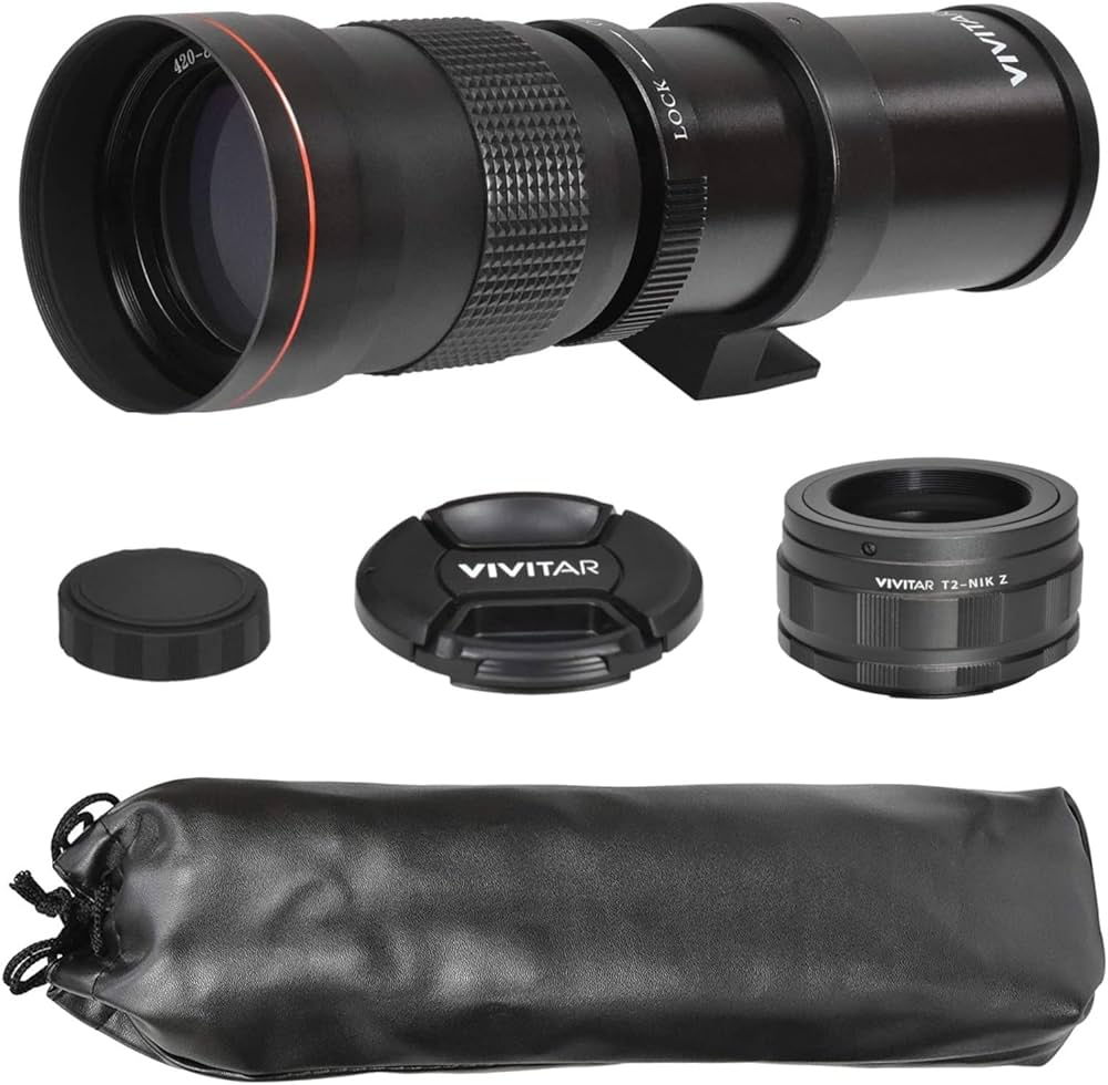 Amazon.co.jp: ハイパワー 420-800mm f/8.3 HD 手動望遠ズームレンズ
