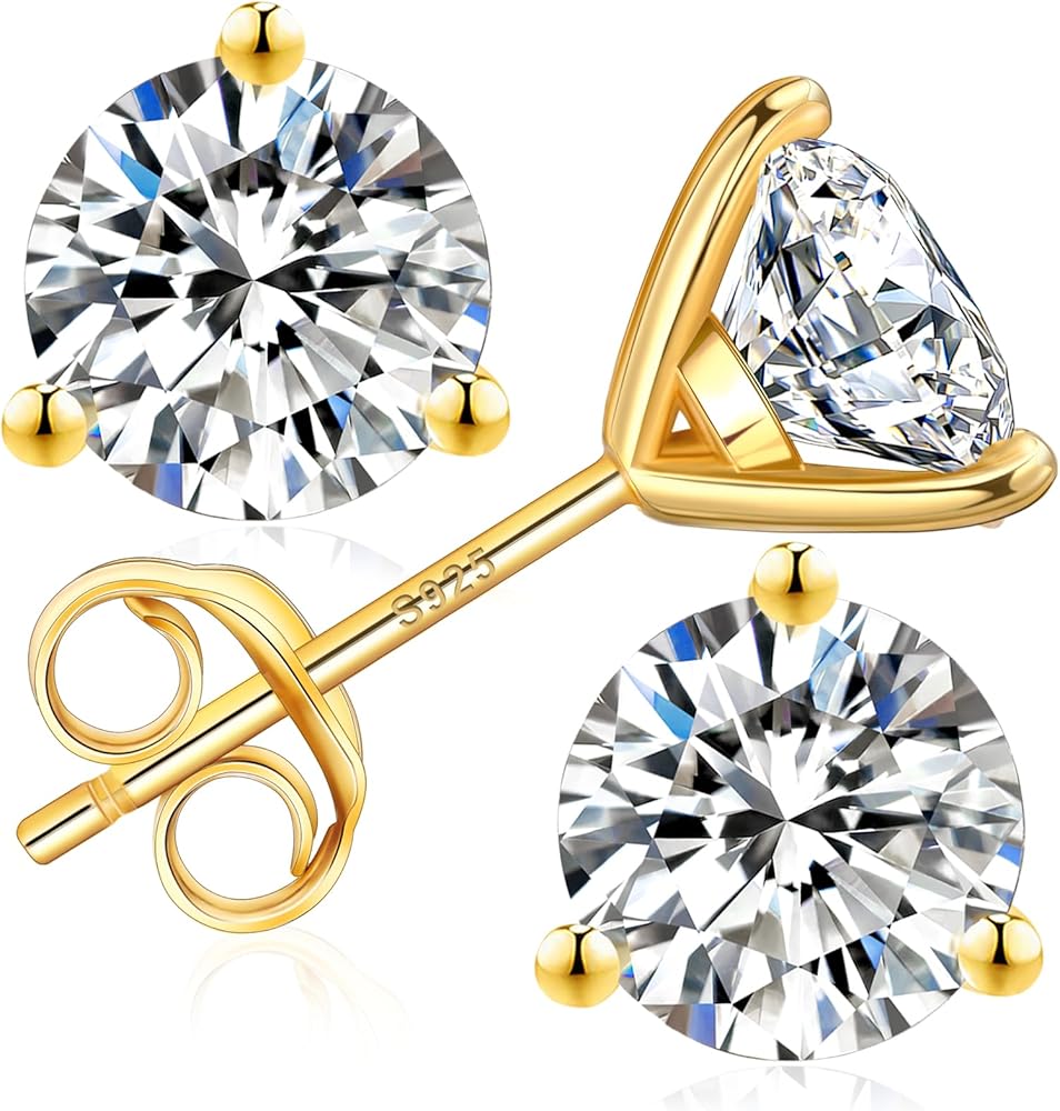 Amazon | ピアス モアサナイト ダイヤ メンズ モアッサナイト