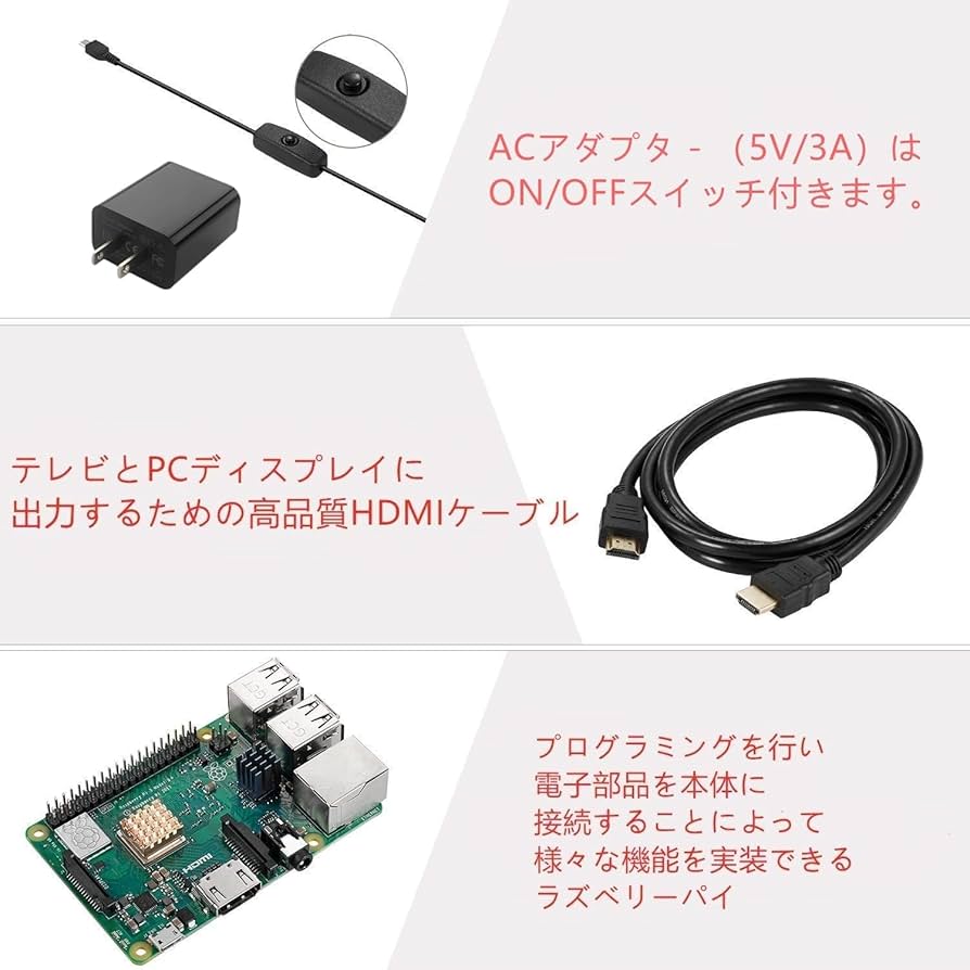 Amazon.co.jp: Raspberry Pi 3 Model b+ ラズベリーパイ3b+ 32GB
