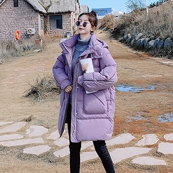 Amazon | TMOQITO レディース 軽量 ダウン風ジャケット ロング中綿