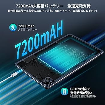 Amazon.co.jp: タブレット 10インチ wi-fiモデル Android 13
