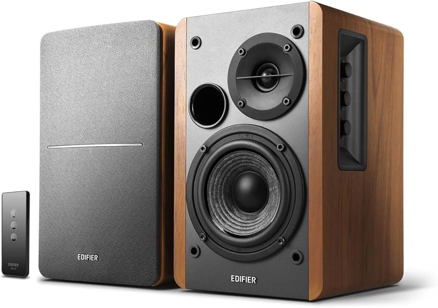 Amazon.com: Edifier R1280T Powered Bookshelf Speakers - 2.0 Active
