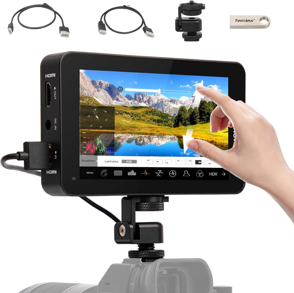 Amazon | Desview-R6-カメラ撮影モニター-2800nit高輝度-5.5インチ