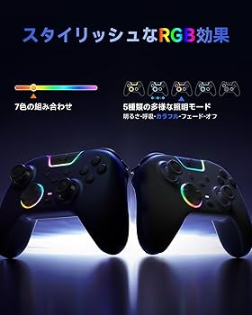 Amazon.co.jp: PC コントローラー、EasySMX X05PRO 無線 ゲームパッド