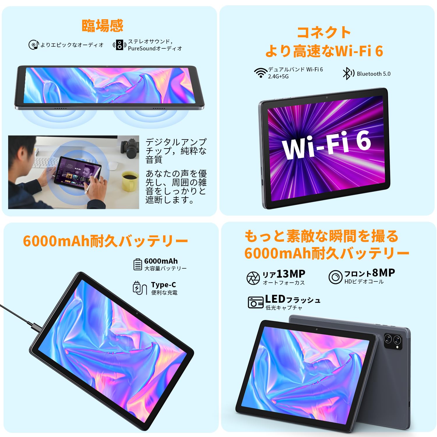 Amazon.co.jp: 【Android 15 タブレット 10インチ 初登場】 Hitabt