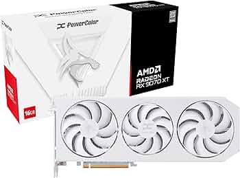 Amazon.com: PowerColor Hellhound Spectral White AMD Radeon RX 9070