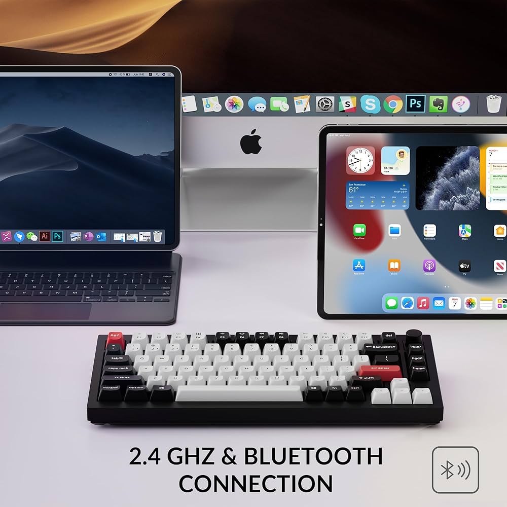 Amazon.com: Keychron Q1 HE Wireless Custom Mechanical Keyboard