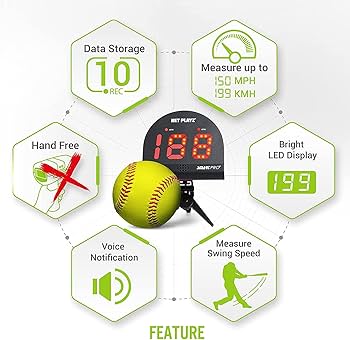 Amazon | NetPlayz ソフトボールレーダー スピードセンサトレーニング