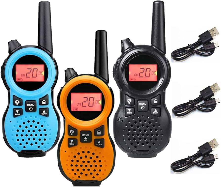 Amazon | 子ども向けトランシーバー 3台セット TRH 866 特定小電力