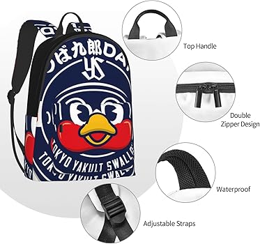 Amazon.co.jp: [JMI] つば九郎day 東京ヤクルトスワローズ リュック