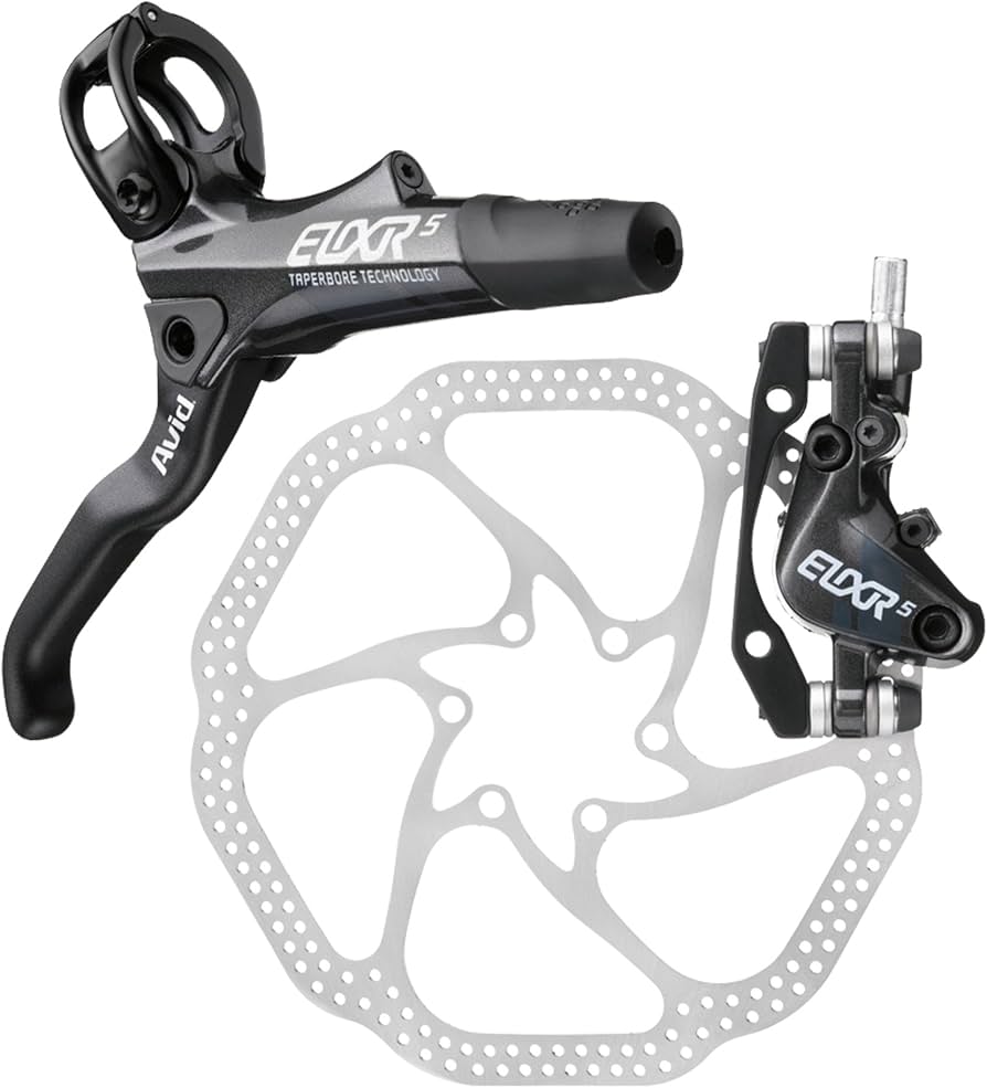 Avid Elixir 5 Disc Brake Set (Front 160-mm Rotor, White) : Amazon