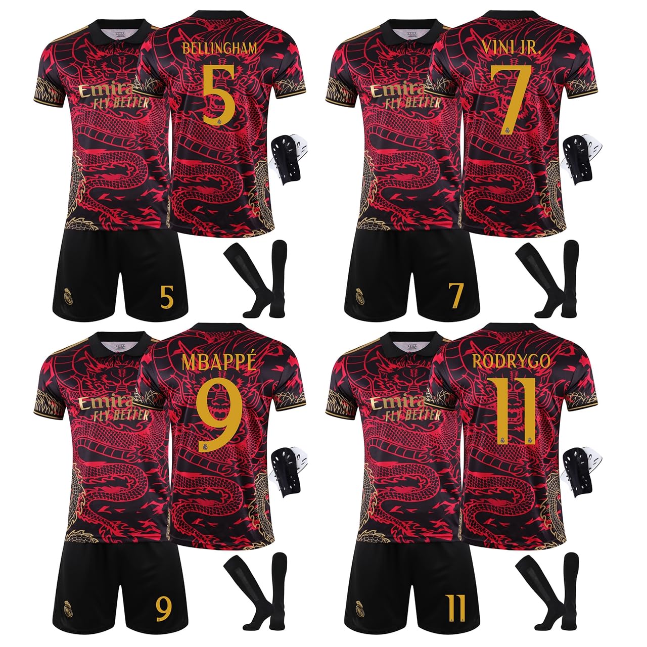 Amazon.co.jp: [M-loongren] レアル・マドリード レッド 竜紋 特別版