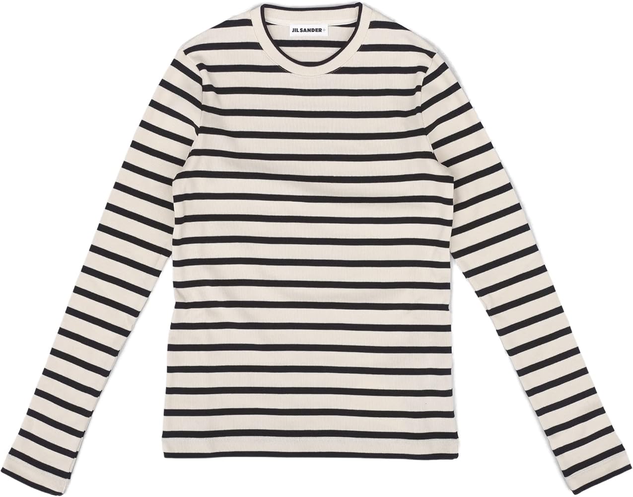 Amazon | [ジルサンダー] プラス レディース ロゴ長袖ボーダーTシャツ