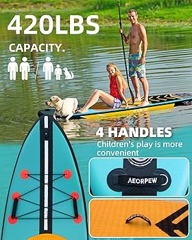 Amazon | AEORPEW サップ ボード SUPボード 空気注入式パドルボード