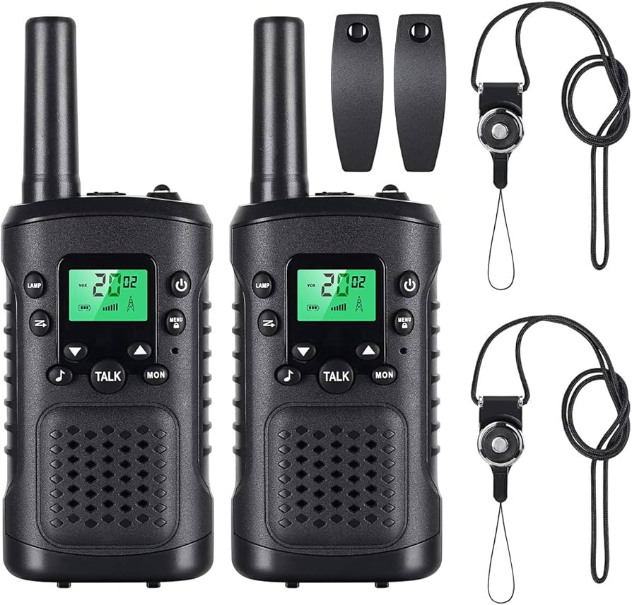 Amazon | トランシーバー 2台セット 免許・資格不要 無充電式 2000