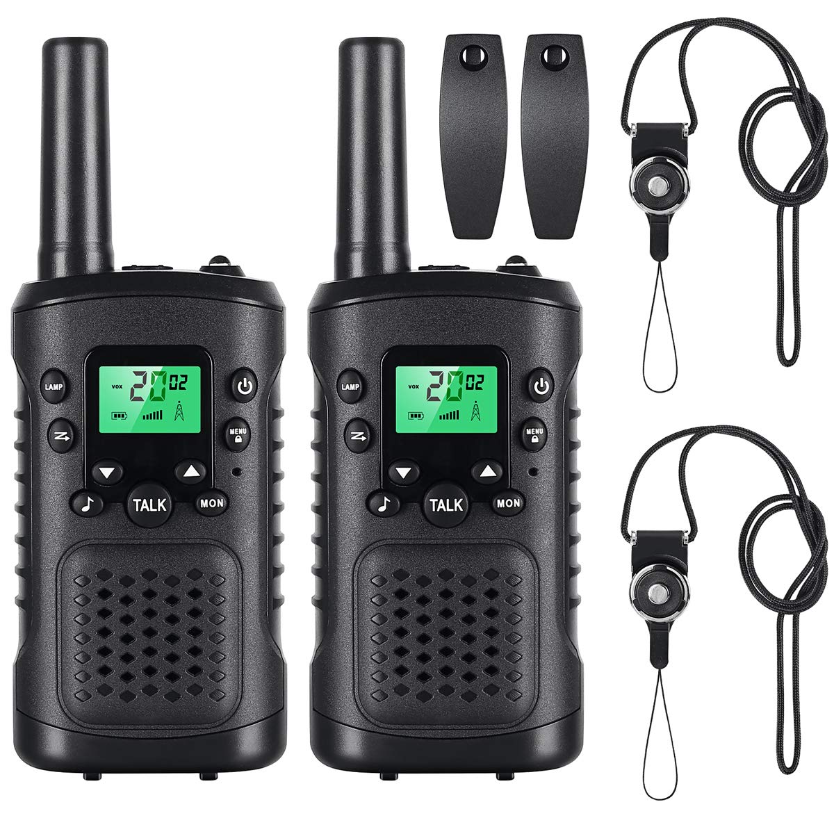 Amazon | トランシーバー 2台セット 免許・資格不要 無充電式 2000