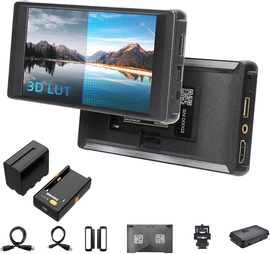 Amazon.com : Portkeys PT6 5.2 inch DSLR Camera Monitor+Battery, 3D