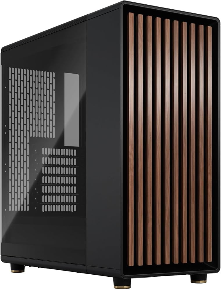 Amazon.co.jp: Fractal Design North Charcoal Black TG Dark Wood