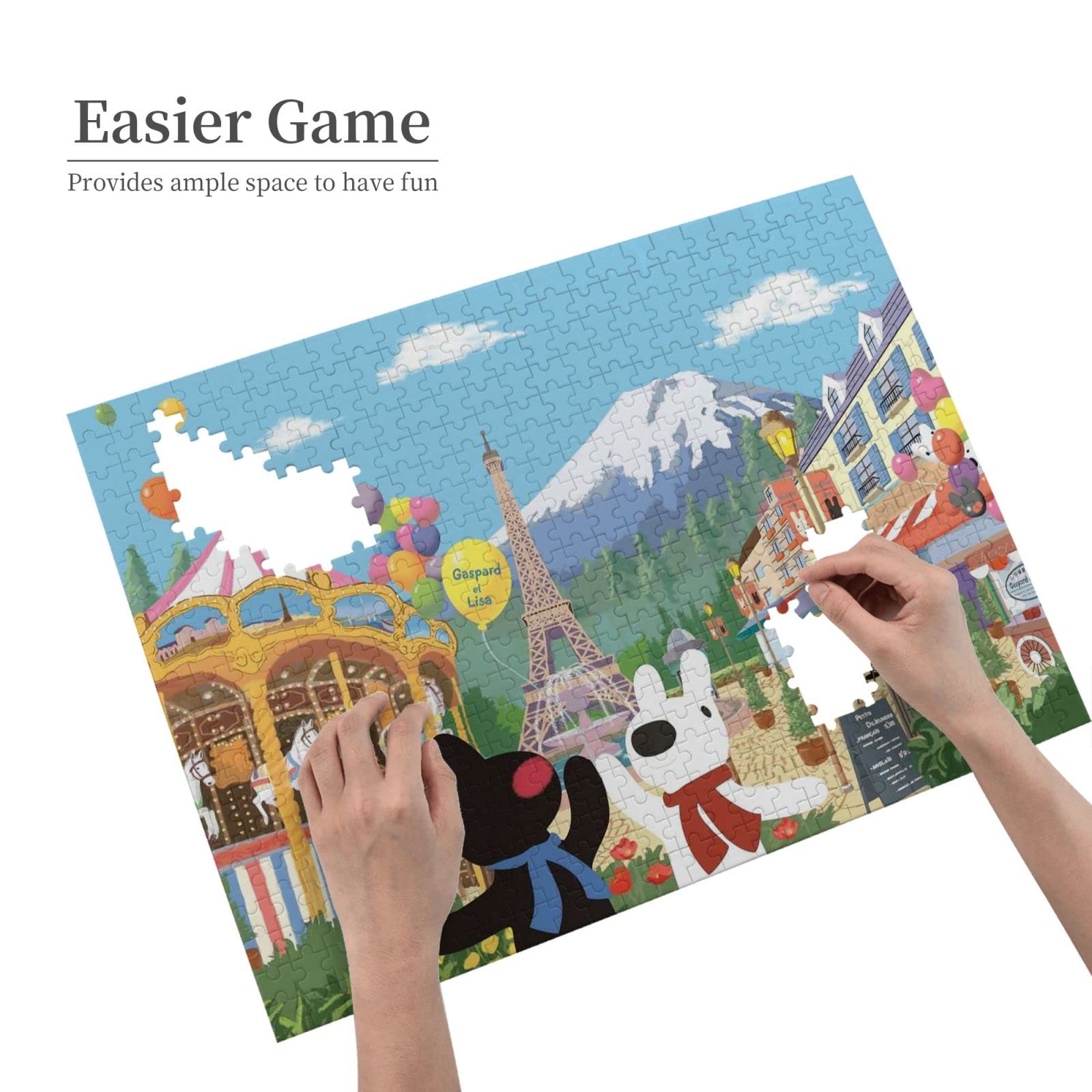 Amazon.co.jp: リサとガスパール ジグソーパズル500ピース