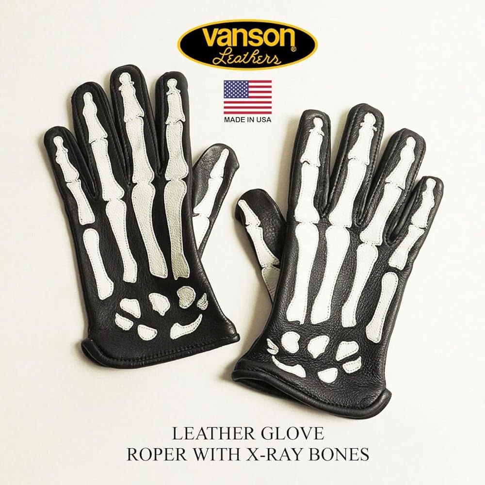 Amazon | [VANSON Leathers] [バンソン] レザーグローブ ローパー X