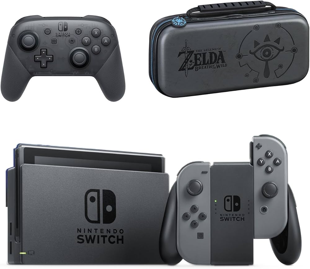 Amazon.com: Nintendo Switch Console with Gray Joy-Con, Pro