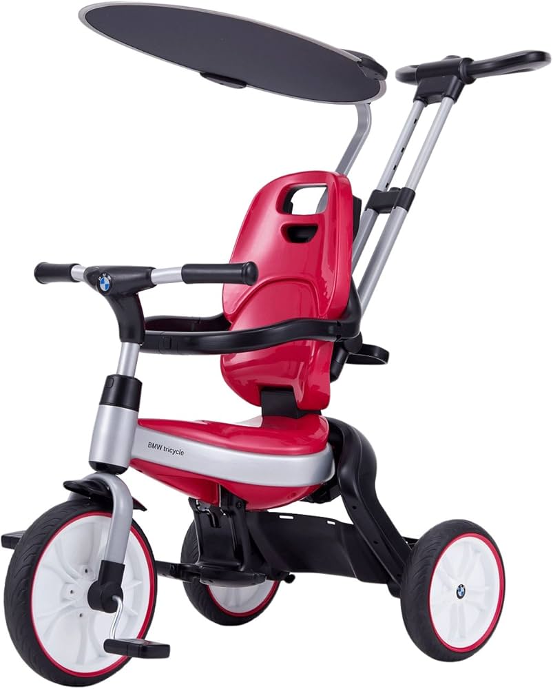 Amazon.co.jp: 野中製作所 BMW三輪車 ピンク 押手棒使用時:53x112x81