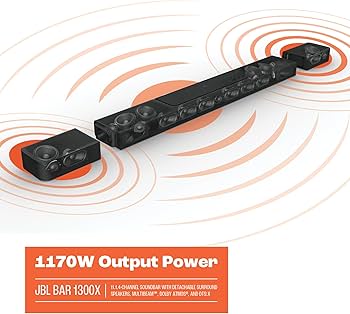 Amazon.com: JBL Bar 1300X: 11.1.4-Channel soundbar with Detachable