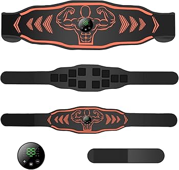 Amazon.co.jp: 8種類モードEMS 腹筋ベルト25段階強度調整可能 腹筋