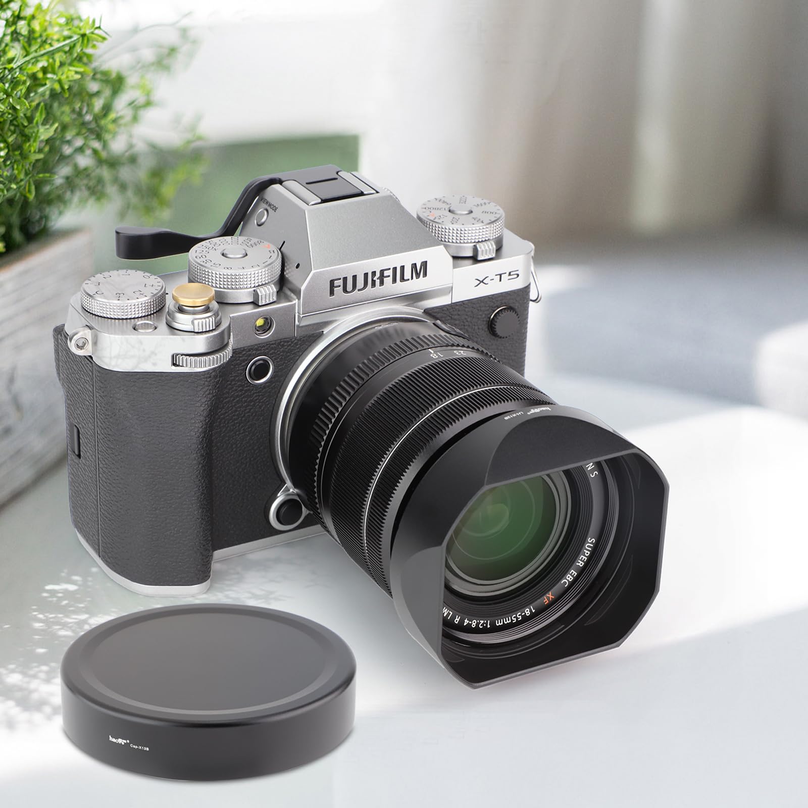 Amazon | HaogeLH-X13Bバヨネットスクエアメタルの専用レンズフード