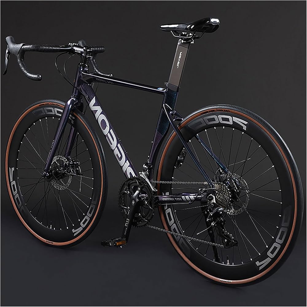 Amazon | ロードバイク 14段変速 700*28C自転車 アルミニウムエアロ