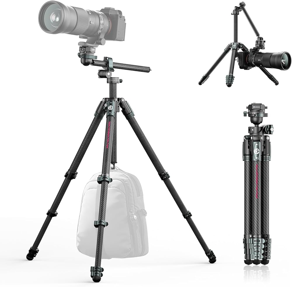 Amazon | Ulanzi JJ05 カメラ三脚 カーボン三脚 トラベル三脚 軽量