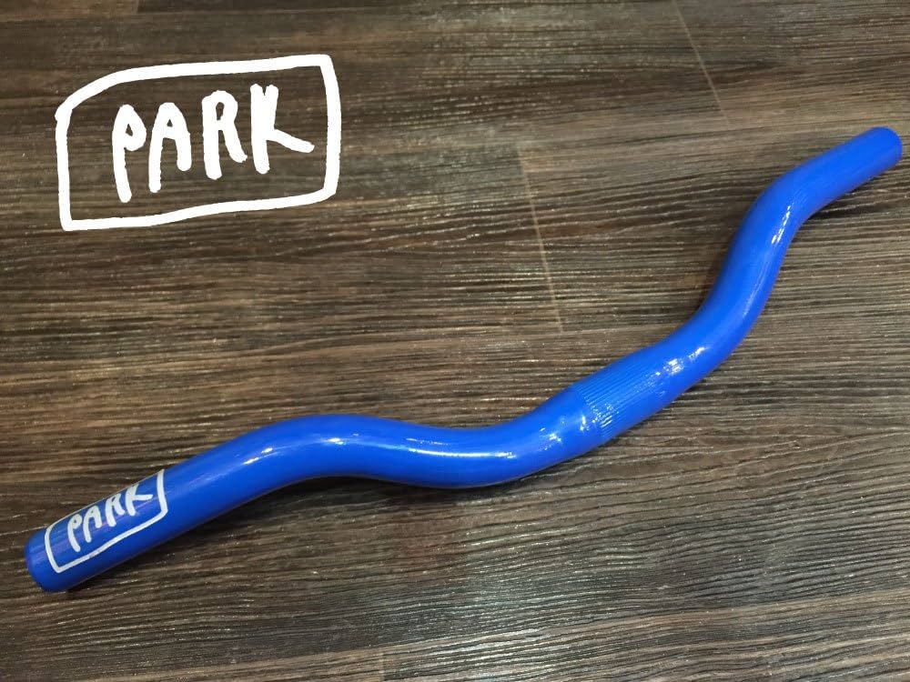 Amazon | 【PARK】ショートライザーハンドル/ブルー[自転車][ピスト