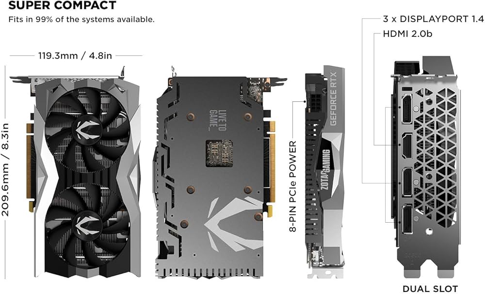 Amazon | ZOTAC(ゾタック) Gaming GeForce RTX 2060 ツインファン 6GB