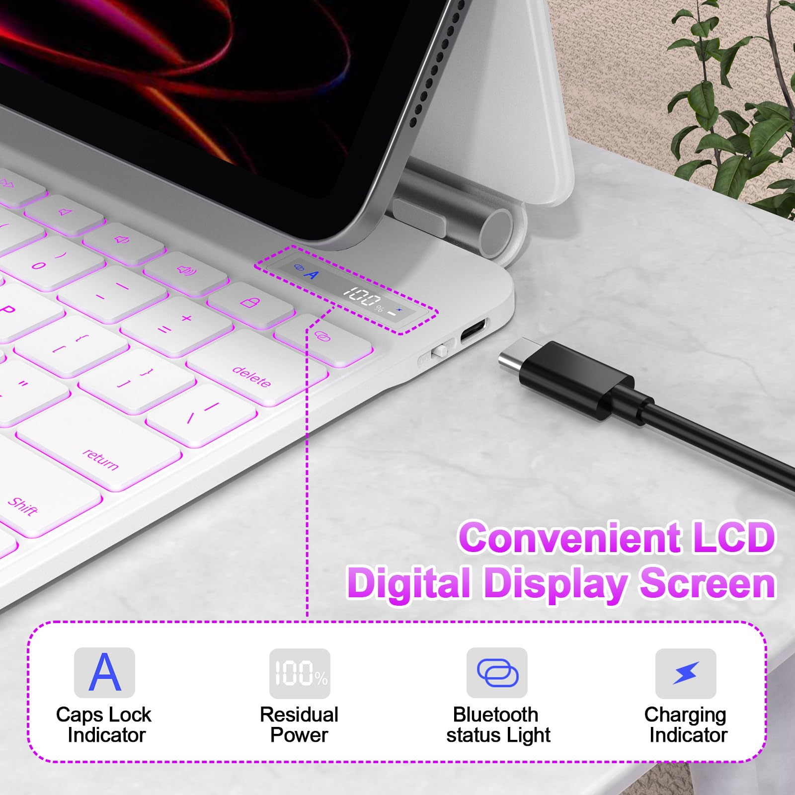 Amazon.co.jp: Bettdow磁気キーボードケース iPad Air 13インチ M2