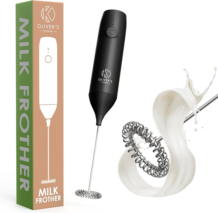 Amazon.com: Oliver's Kitchen ® Handheld Milk Frother - Create