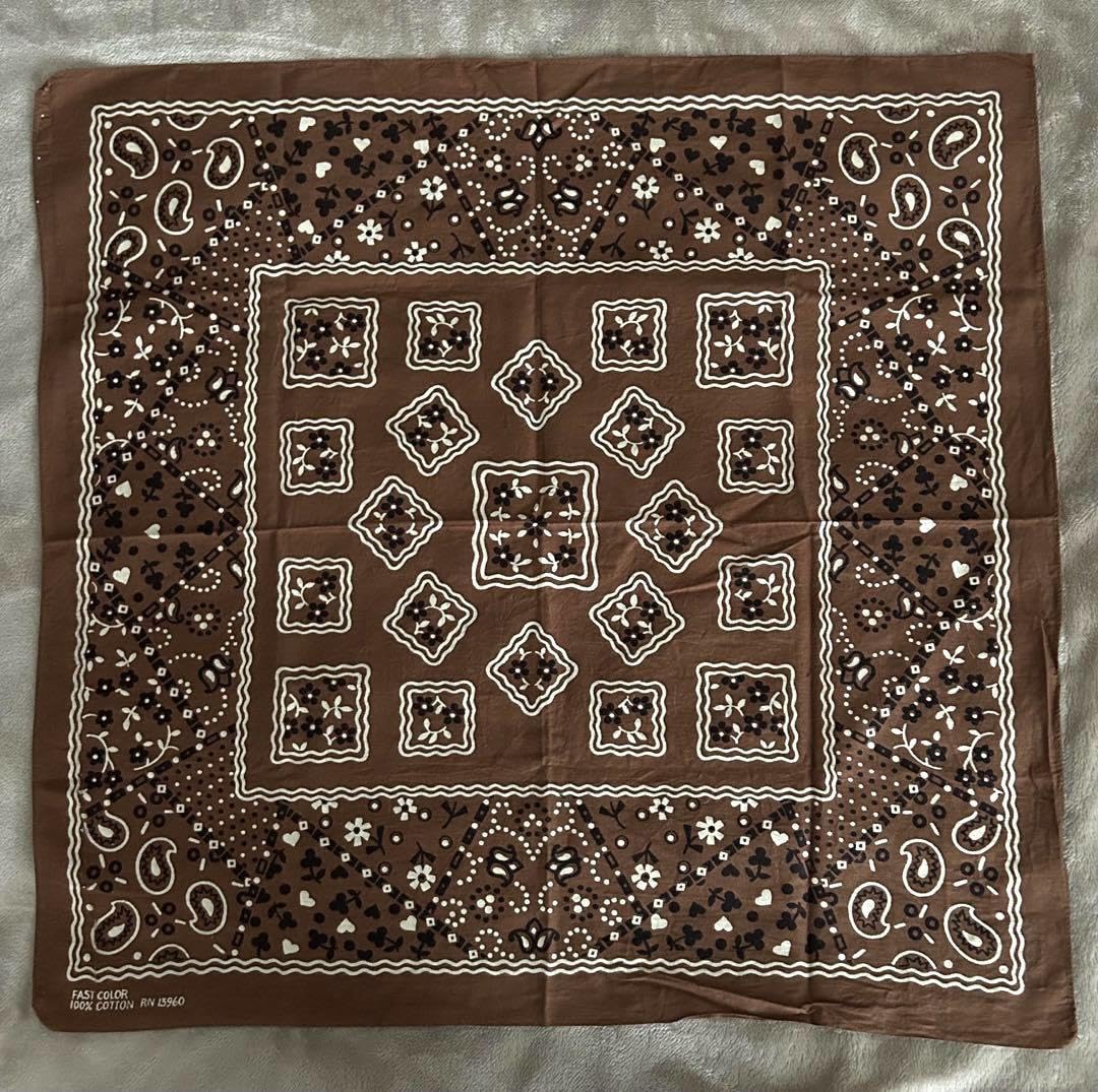 Amazon.co.jp: 60s' 70s' USA製 バンダナ ヴィンテージ クッキー柄